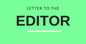 LETTER TO THE EDITOR